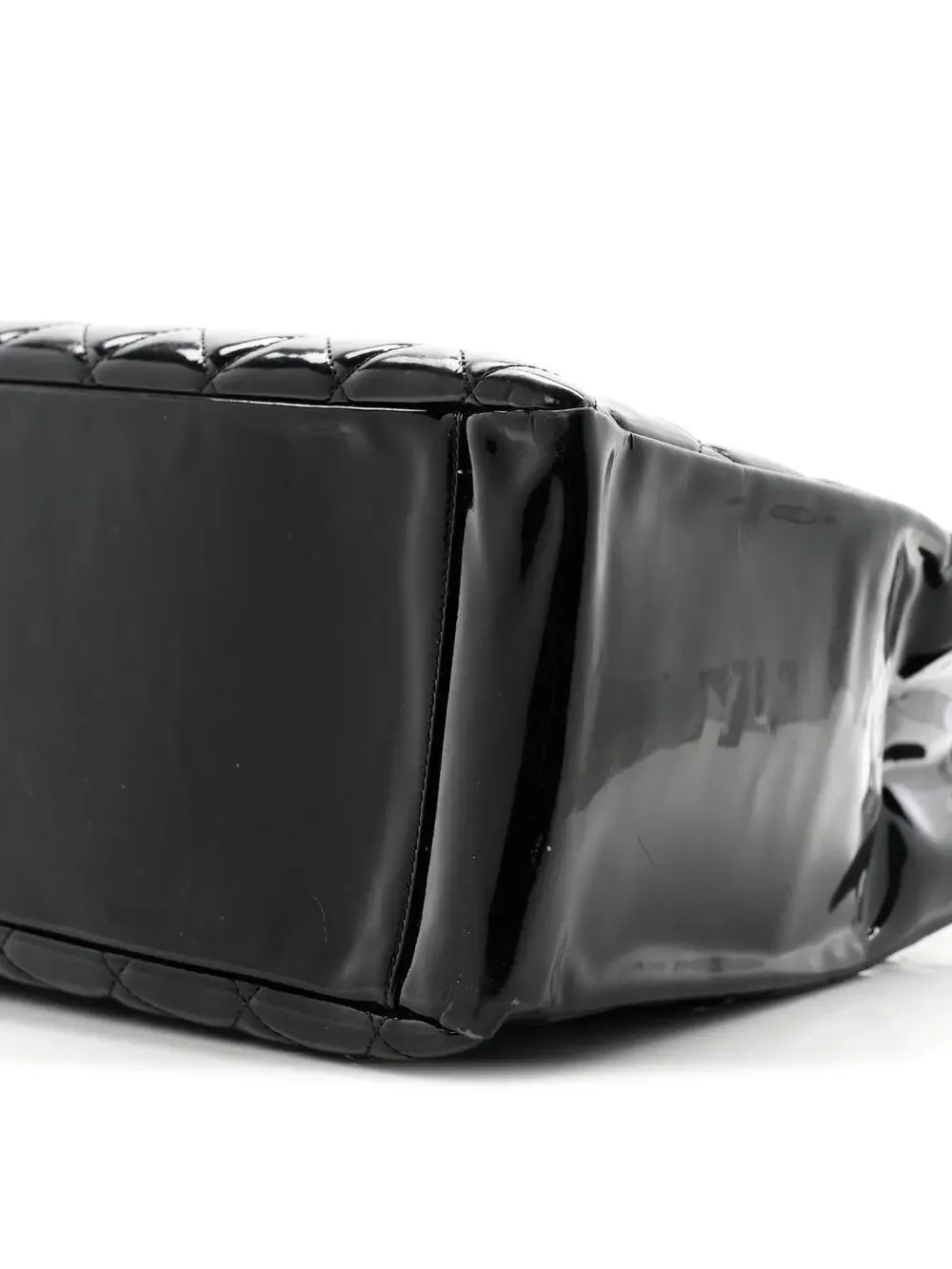 Chanel Patent Quilted Grand Shopping #328779C15B